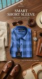 Áo sơ mi tay ngắn Khatoco Sale 30% (S,2XL) 