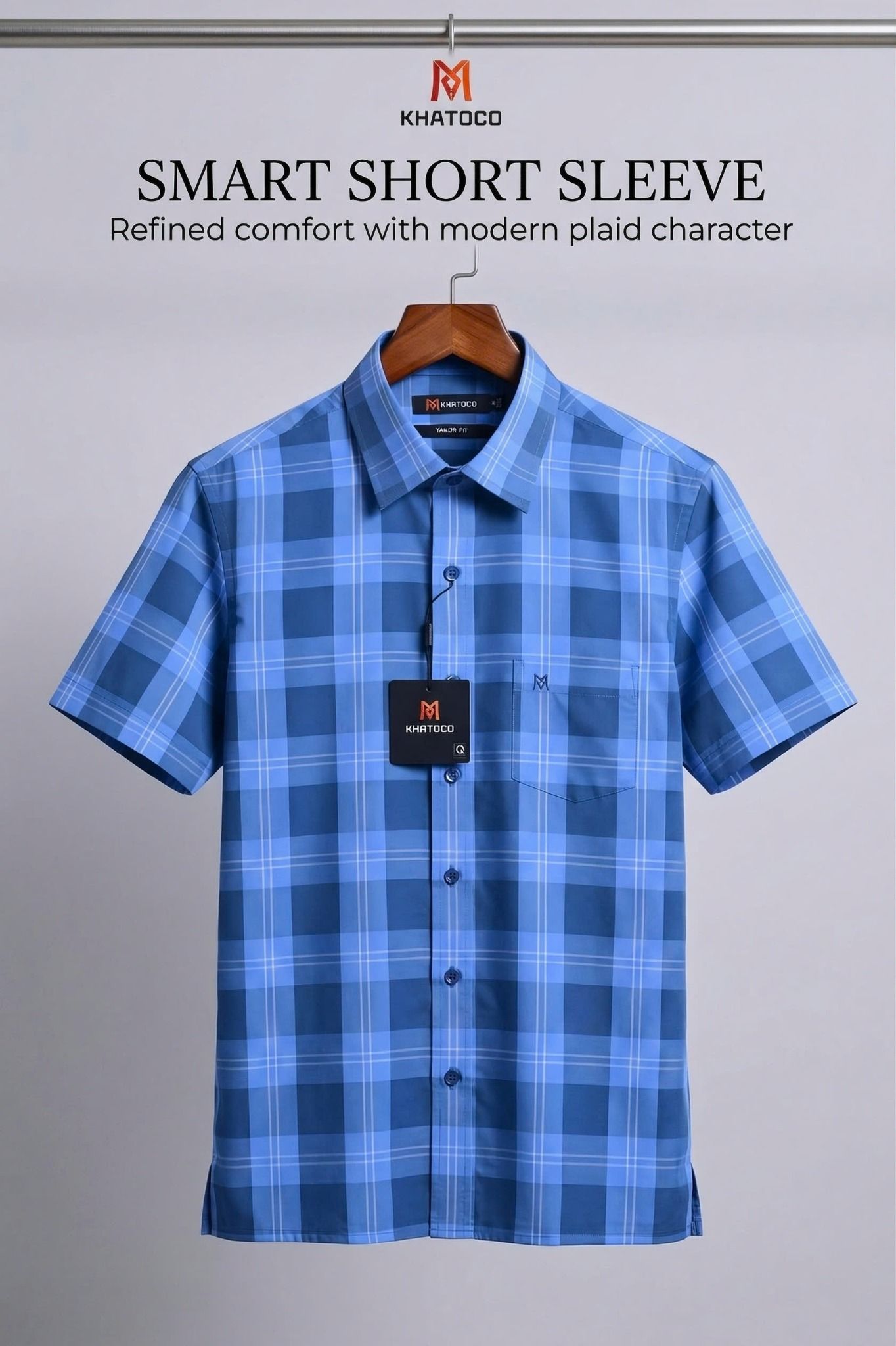  Áo sơ mi tay ngắn Khatoco Sale 30% (S,2XL) 