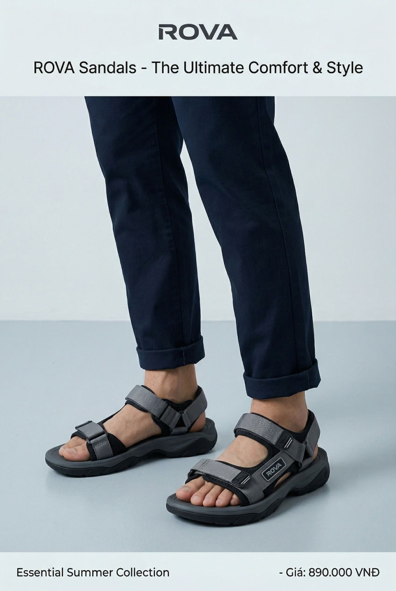  Sandal nam size (39-43) 