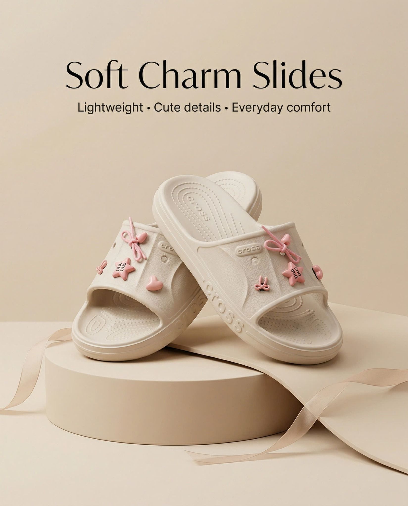  Dép nhựa quai ngang Cross nữ (4-7) 