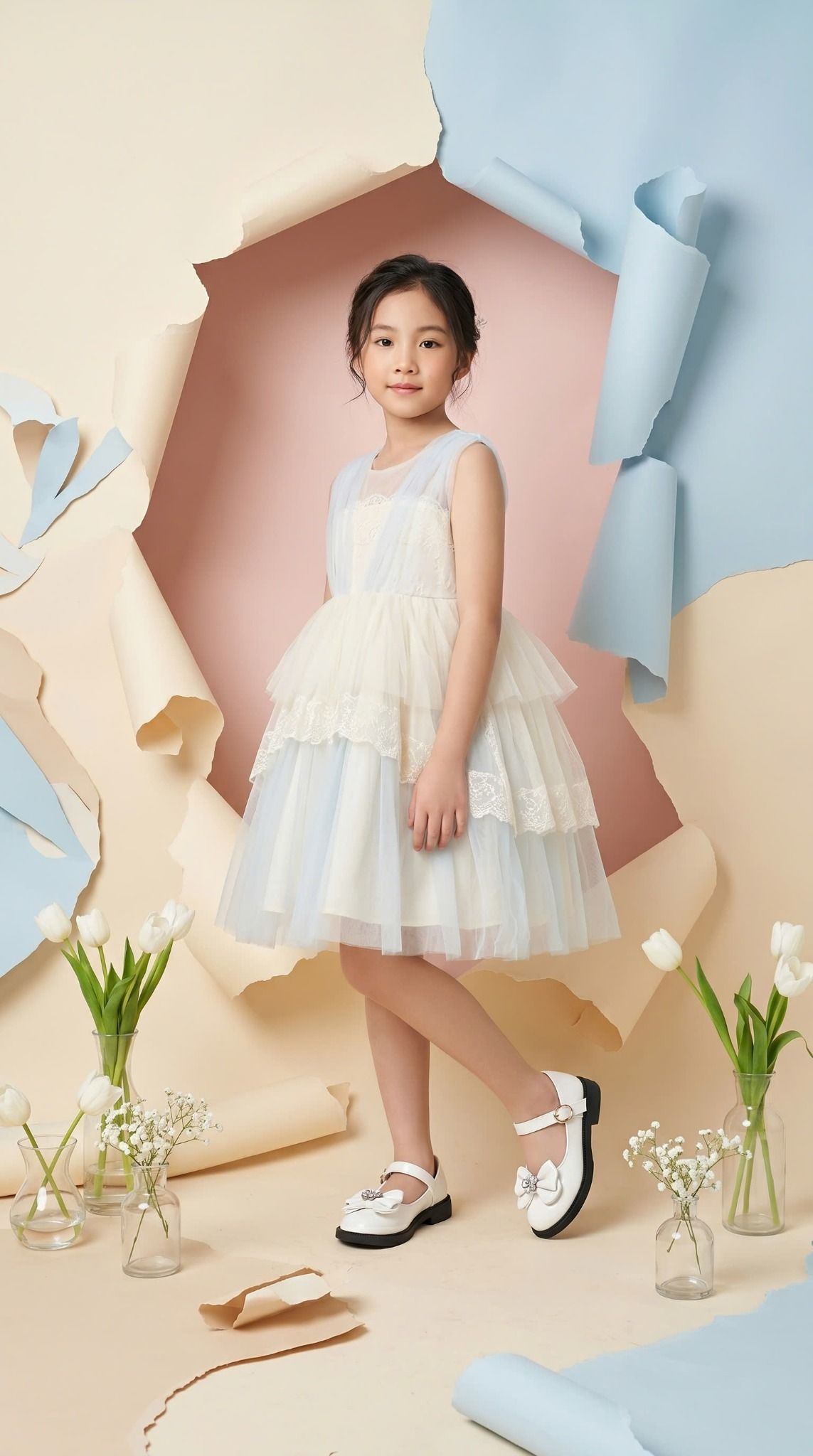  Giày búp bê bé gái (31-36) 