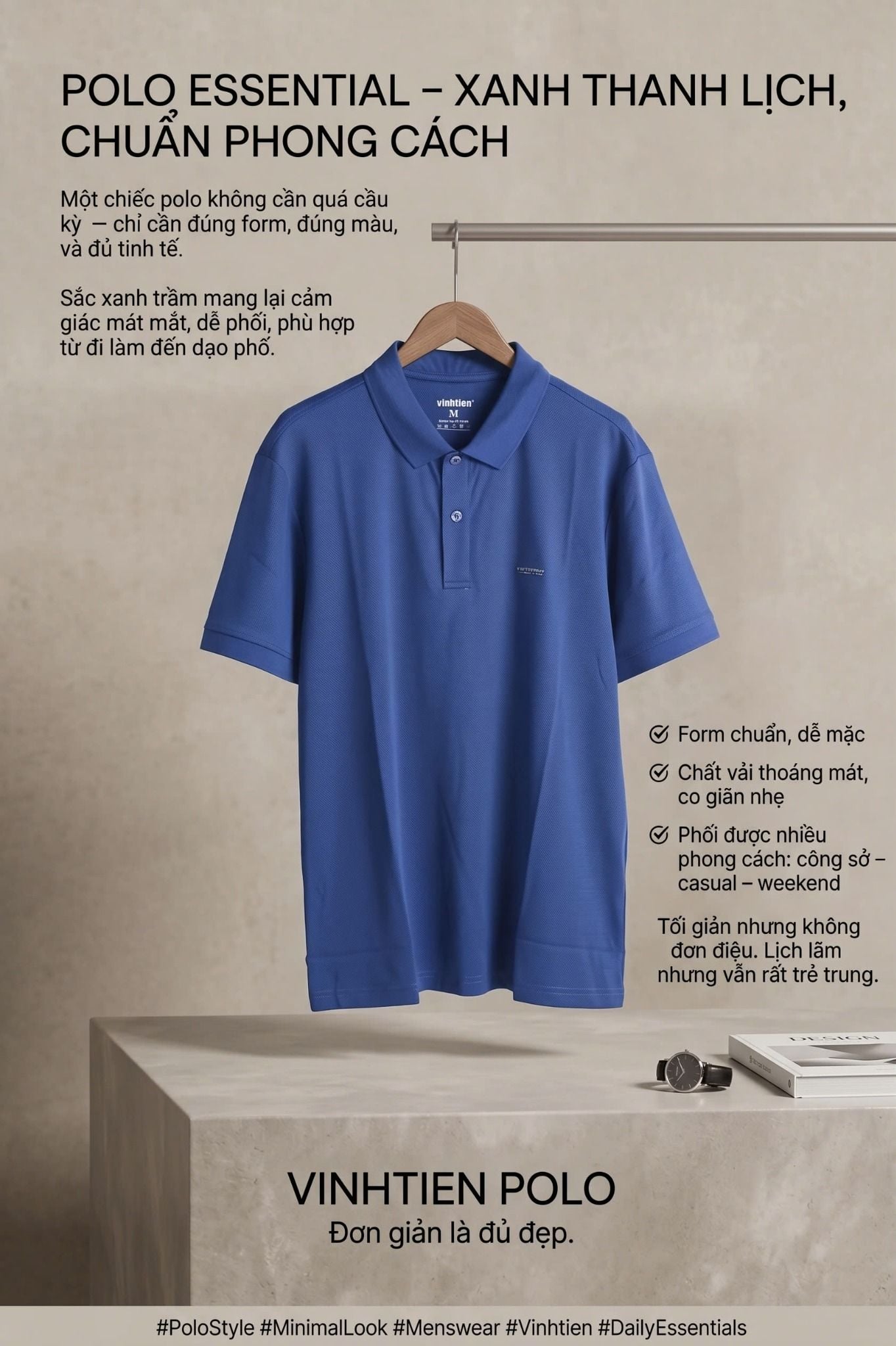  Áo thun nam Vĩnh Tiến (M-4XL) 
