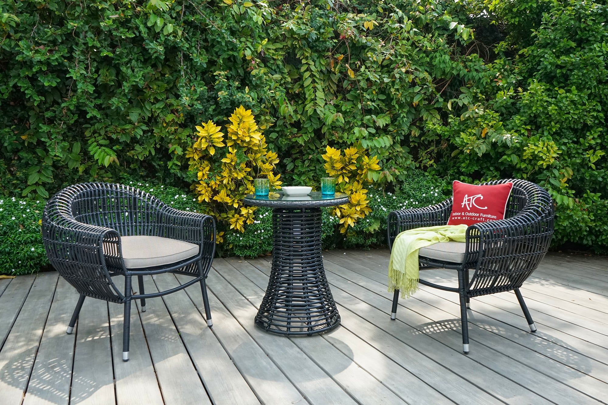 Bộ Bàn Ghế Mây Nhựa Sân Vườn FIFI (RADS-160-T700)