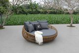 Giường Tắm Nắng Tròn Giả Tre RABD-144