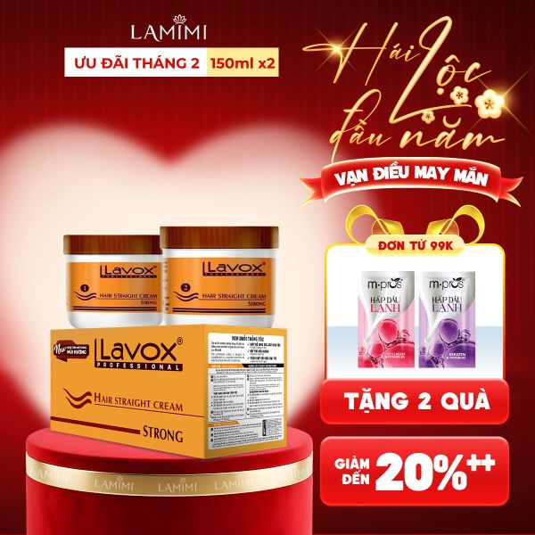 Lavox Kem Duỗi Thẳng Tóc - Cam