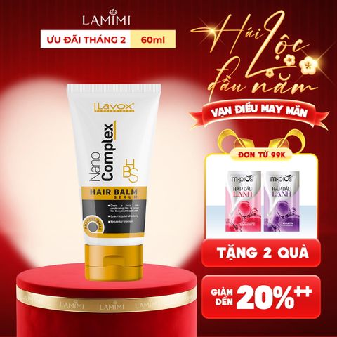  Serum Dưỡng Tóc Hair Balm Lavox Nano Complex 60ml 