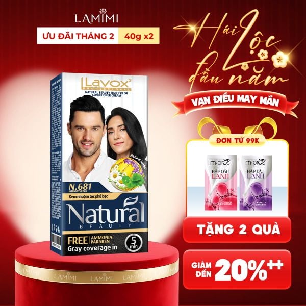 Nhuộm Cao Cấp Siêu Dưỡng Tự Nhiên Natural Lavox