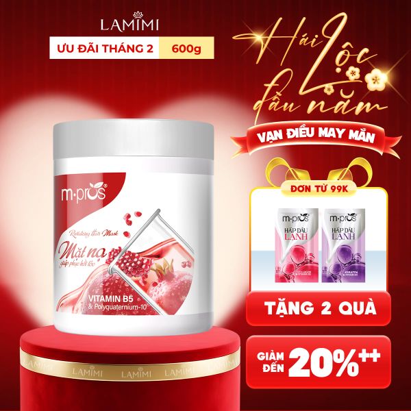 Mặt Nạ Phục Hồi Tóc M.pros - Hương Lựu 600g