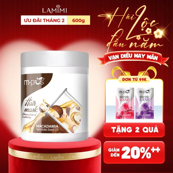 Hấp Dầu Hồi Sinh Macadamia Oil M.pros 600g