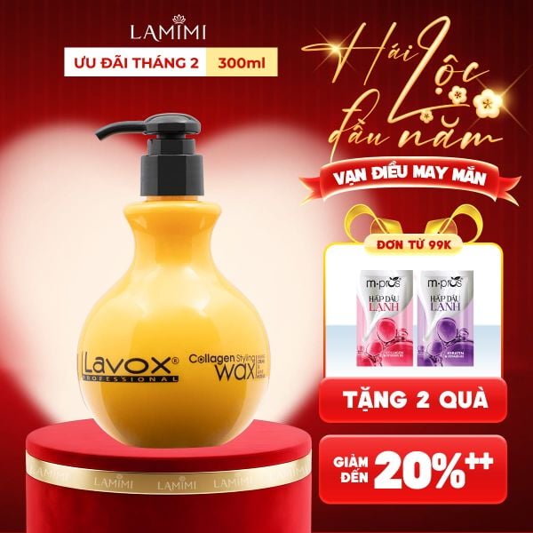 Wax Dây Tạo Nếp Tăng Sóng Bồng Bềnh Collagen Lavox 1