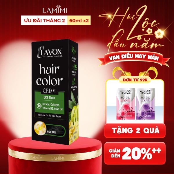 Kem Nhuộm Phủ Bạc Tóc Lavox Online Shopping