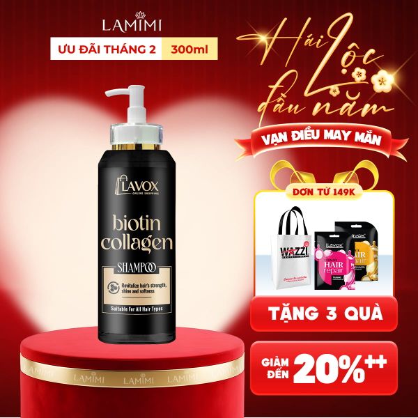Dầu Gội Biotin Collagen Lavox Online Shopping