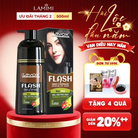  Gel Gội Phủ Bạc Tóc Lavox 