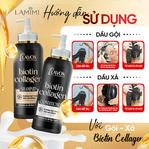  Dầu Gội Biotin Collagen Lavox Online Shopping 