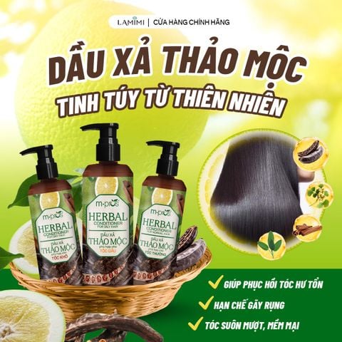  Dầu Xả Thảo Mộc M.pros - Dành Cho Tóc Thường 