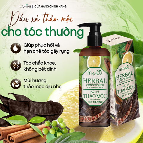  Dầu Xả Thảo Mộc M.pros - Dành Cho Tóc Thường 