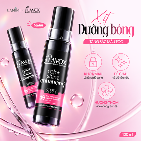  Xịt Dưỡng Bóng Tăng Sắc Màu Tóc 