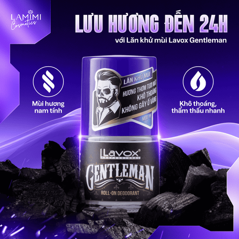  Lăn Khử Mùi Lavox Gentleman 