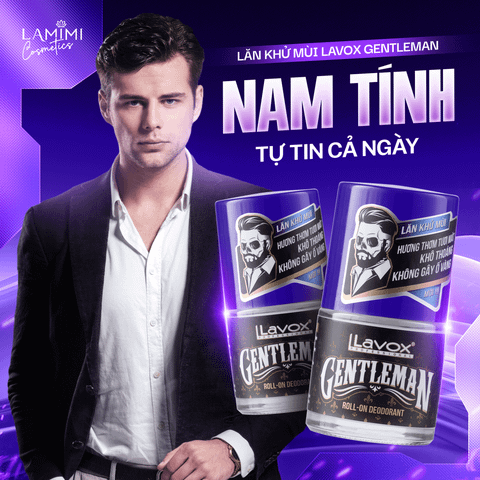  Lăn Khử Mùi Lavox Gentleman 