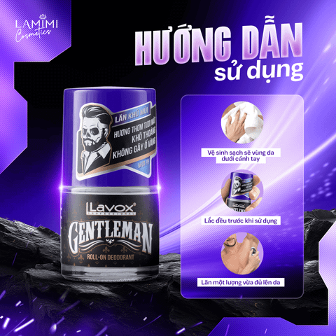  Lăn Khử Mùi Lavox Gentleman 