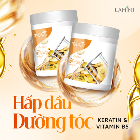  Mặt Nạ Dưỡng Tóc Keratin - Vitamin B5 M.pros 600g 