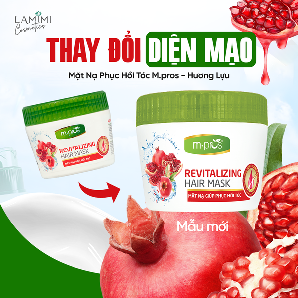  Mặt Nạ Phục Hồi Tóc M.pros - Hương Lựu 300ml 