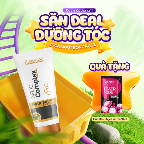 Serum Dưỡng Tóc Hair Balm Lavox Nano Complex 60ml