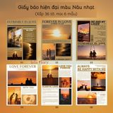 Giấy báo hiện đại (36 tờ mix 6 mẫu) - GIA0149