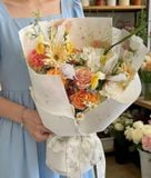 Giấy xé ép cánh hoa (xấp 5 tờ) - GIA0151