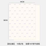 Giấy chấm bi Nơ (xấp 10 tờ) - GIA0153