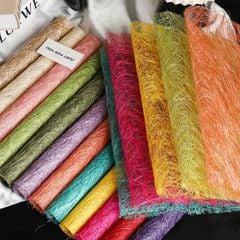 Giấy gói hoa sợi tơ cứng ( xấp 5 tờ) - GIA0154