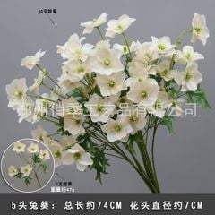 Hoa lụa Hải quỳ cánh nhọn 5b - HOG0048