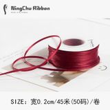 Ruy băng lụa nhỏ 3mm cuộn 50 yard - RUY0053