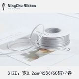 Ruy băng lụa nhỏ 3mm cuộn 50 yard - RUY0053