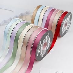 Ruy băng lụa trơn 2cm cuộn 100yard - RUY0057
