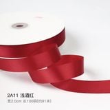 Ruy băng lụa trơn 2cm cuộn 100yard - RUY0057