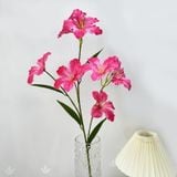 Hoa lụa Dâm bụt cành 7b - HOG0063