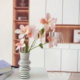 Hoa lụa Dâm bụt cành 7b - HOG0063