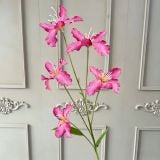 Hoa lụa Diên vĩ nhí cành 5b - HOG0069