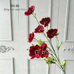 Hoa lụa Cúc nhụy đen cành 8b - HOG0070