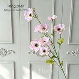 Hoa lụa Cúc nhụy đen cành 8b - HOG0070