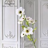 Hoa lụa Cúc nhụy đen cành 8b - HOG0070