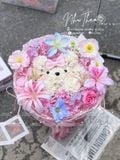 Hoa lụa Ly lửa 3b - HOG0046