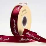 Ruy băng lụa Just for you bản 2.5cm - RUY0012