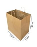 Túi giấy Kraff size To dùng đựng hoa tươi, hoa sáp (1 chiếc) - THH0164