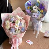 Giấy hoa nhí Love Flowers (xấp 10 tờ) - GIA0137