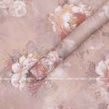 Giấy gói hoa gấm hoa văn, giấy gói quà vintage (1 xấp) - GIA0069