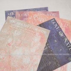  Giấy gói hoa sơn mài màu loang (tập 10 tờ) - GIA0104 