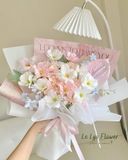 Giấy gói hoa sơn mài màu loang (tập 10 tờ) - GIA0104