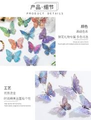 Bướm mika lấp lánh (set 10 con) - PKK0134